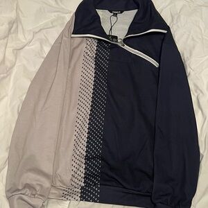 Isabel Marant Men's Black and Gray Sweater